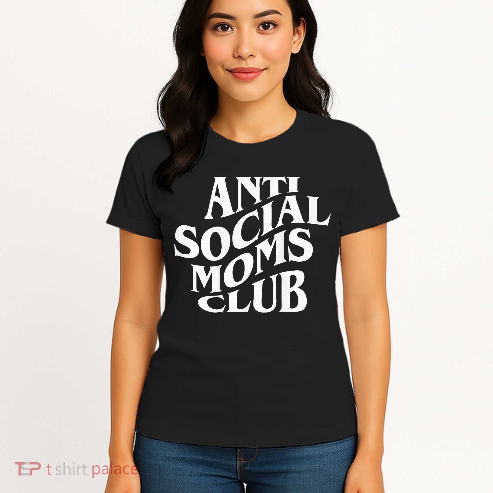 Antisocial Moms Club Anti Social Mama Anxiety Women's T-Shirt