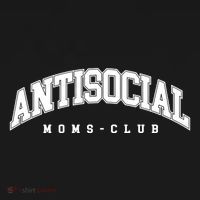 Antisocial Moms Club Mom Cute Gift Anti Social Anxiety Moms Gift Women's Hoodie thumb 2