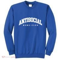Antisocial Moms Club Mom Cute Gift Anti Social Anxiety Moms Gift Sweatshirt thumb 0