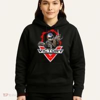 American Motor Cycles Victory Usa Skeleton Hoodie thumb 5