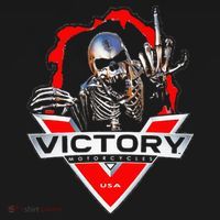 American Motor Cycles Victory Usa Skeleton Sweatshirt thumb 3
