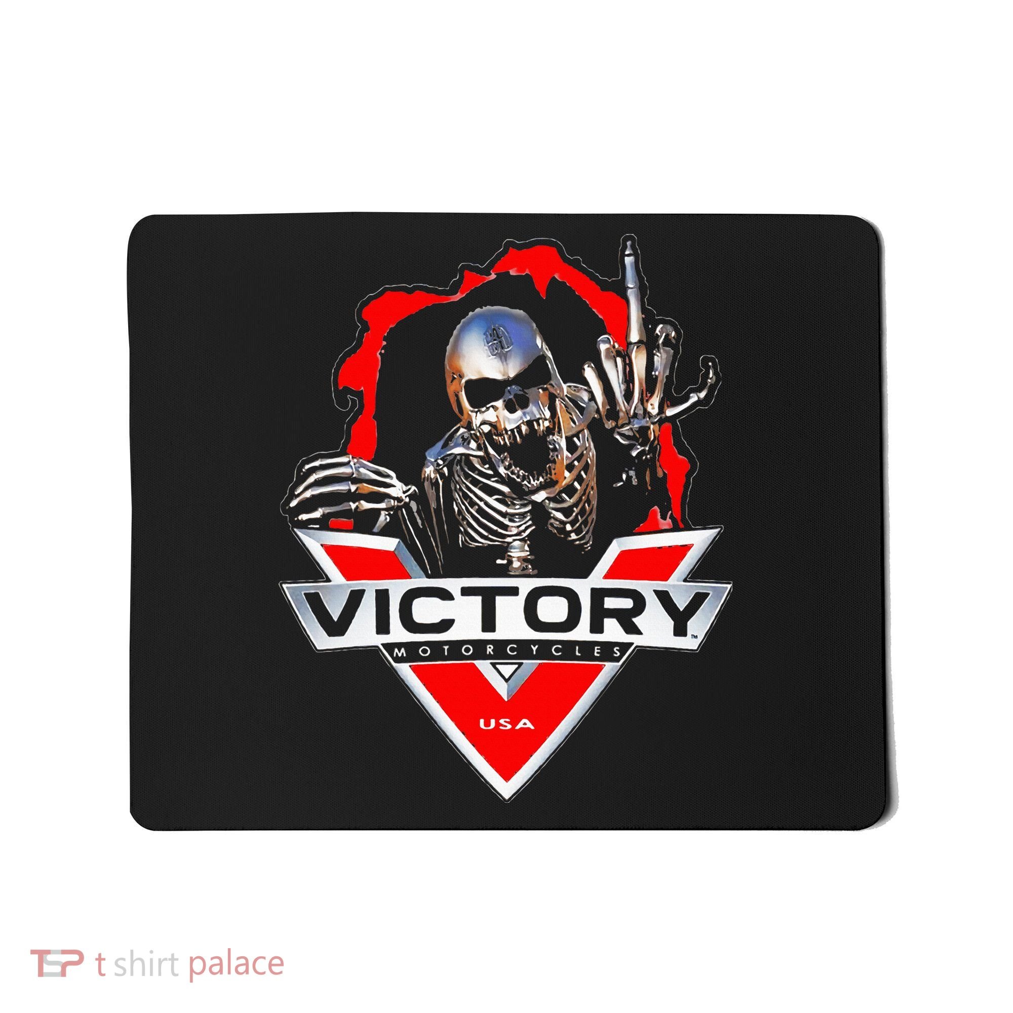 American Motor Cycles Victory Usa Skeleton Mousepad