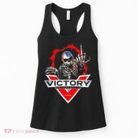 American Motor Cycles Victory Usa Skeleton Women's Tank Top thumb 0