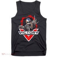 American Motor Cycles Victory Usa Skeleton Tank Top thumb 0