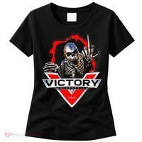 American Motor Cycles Victory Usa Skeleton Women's T-Shirt thumb 0