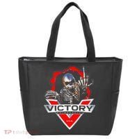 American Motor Cycles Victory Usa Skeleton Tote Bag thumb 0