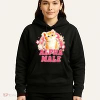 Alpha Male Cat Kitten Funny For Men Women Hoodie thumb 5