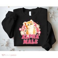 Alpha Male Cat Kitten Funny For Men Women Sweatshirt thumb 2