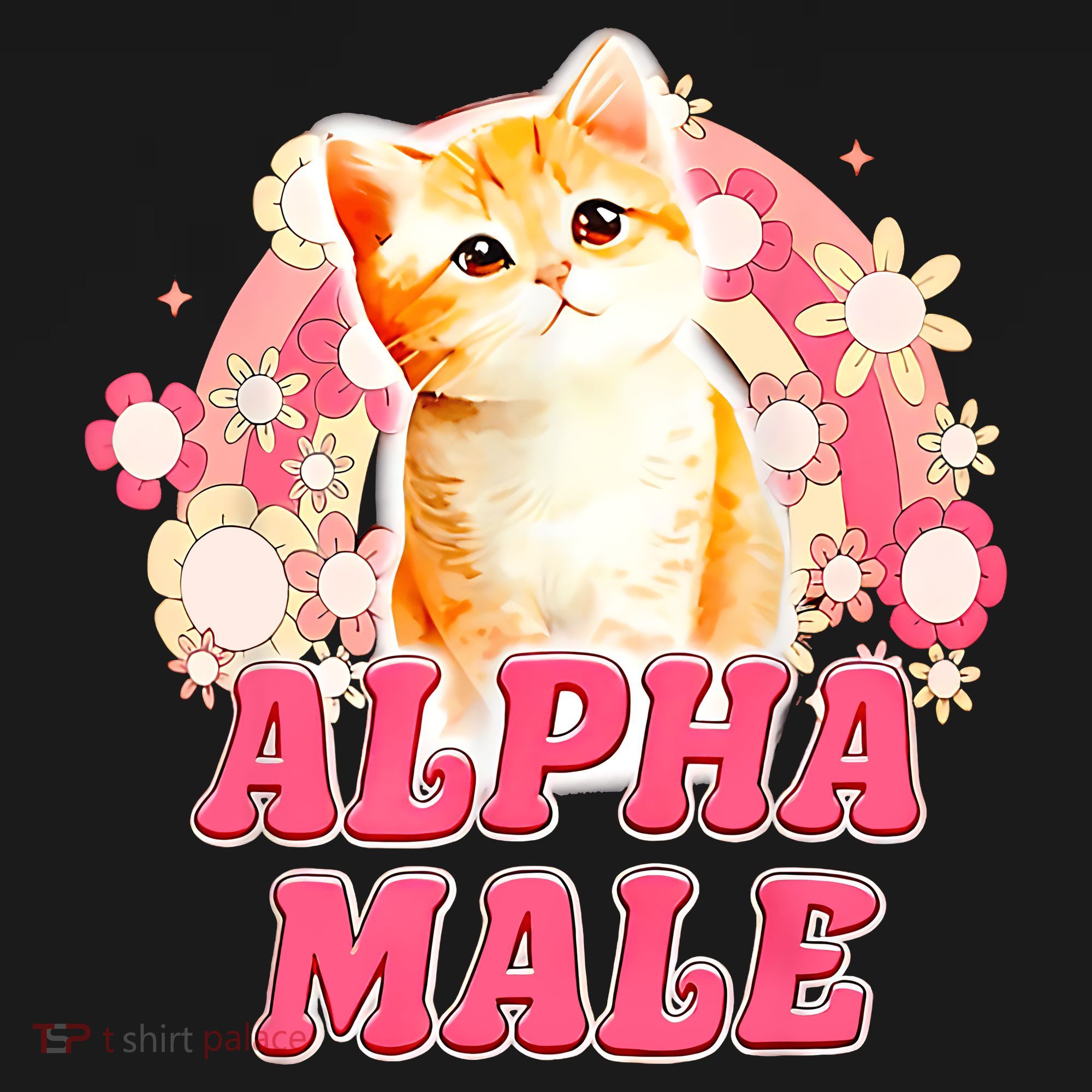 Alpha Male Cat Kitten Funny For Men Women Women's Tank Top