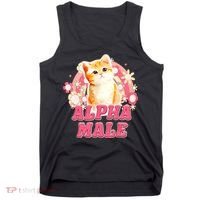 Alpha Male Cat Kitten Funny For Men Women Tank Top thumb 0
