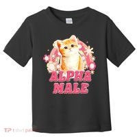 Alpha Male Cat Kitten Funny For Men Women Toddler T-Shirt thumb 0