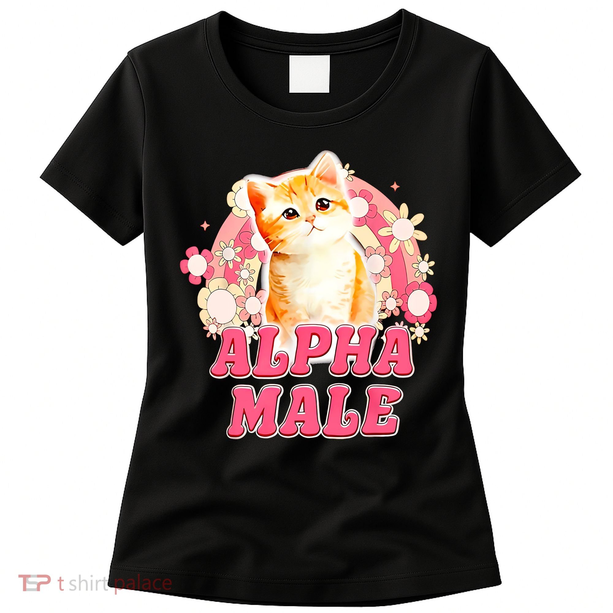 Alpha Male Cat Kitten Funny For Men Women Women's T-Shirt