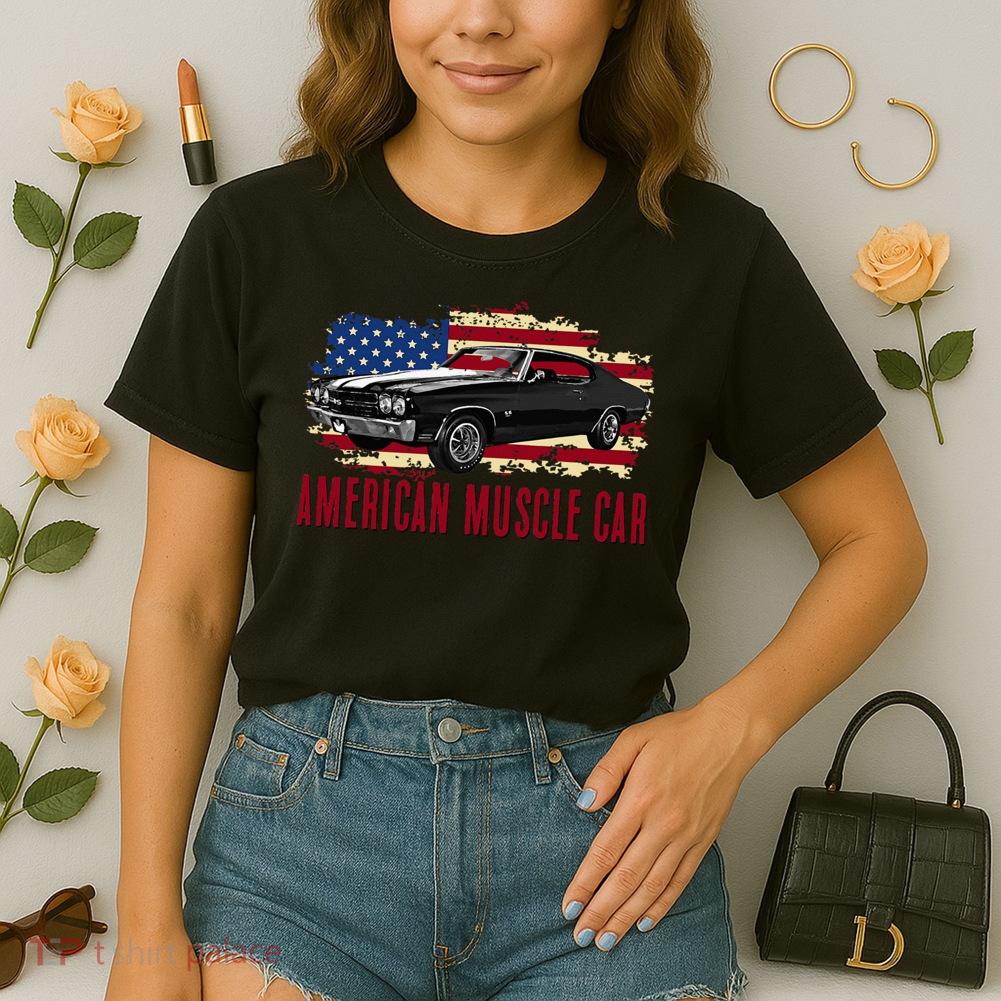 American Muscle Car Comfort Colors Boxy T-Shirt