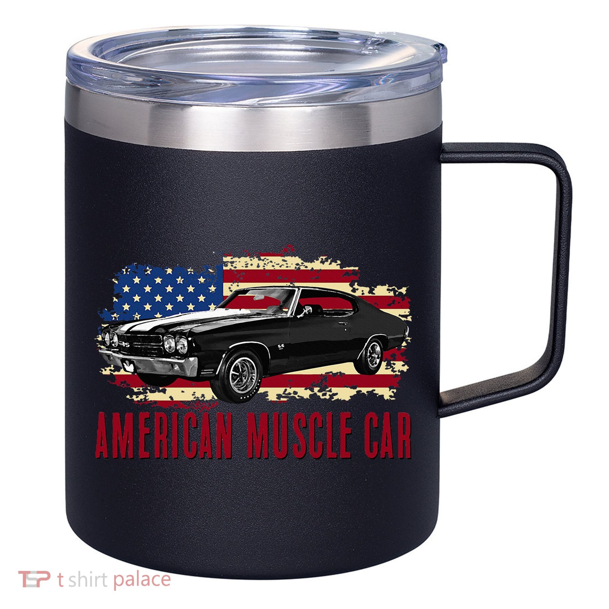 American Muscle Car 12oz Stainless Steel Coffee Mug