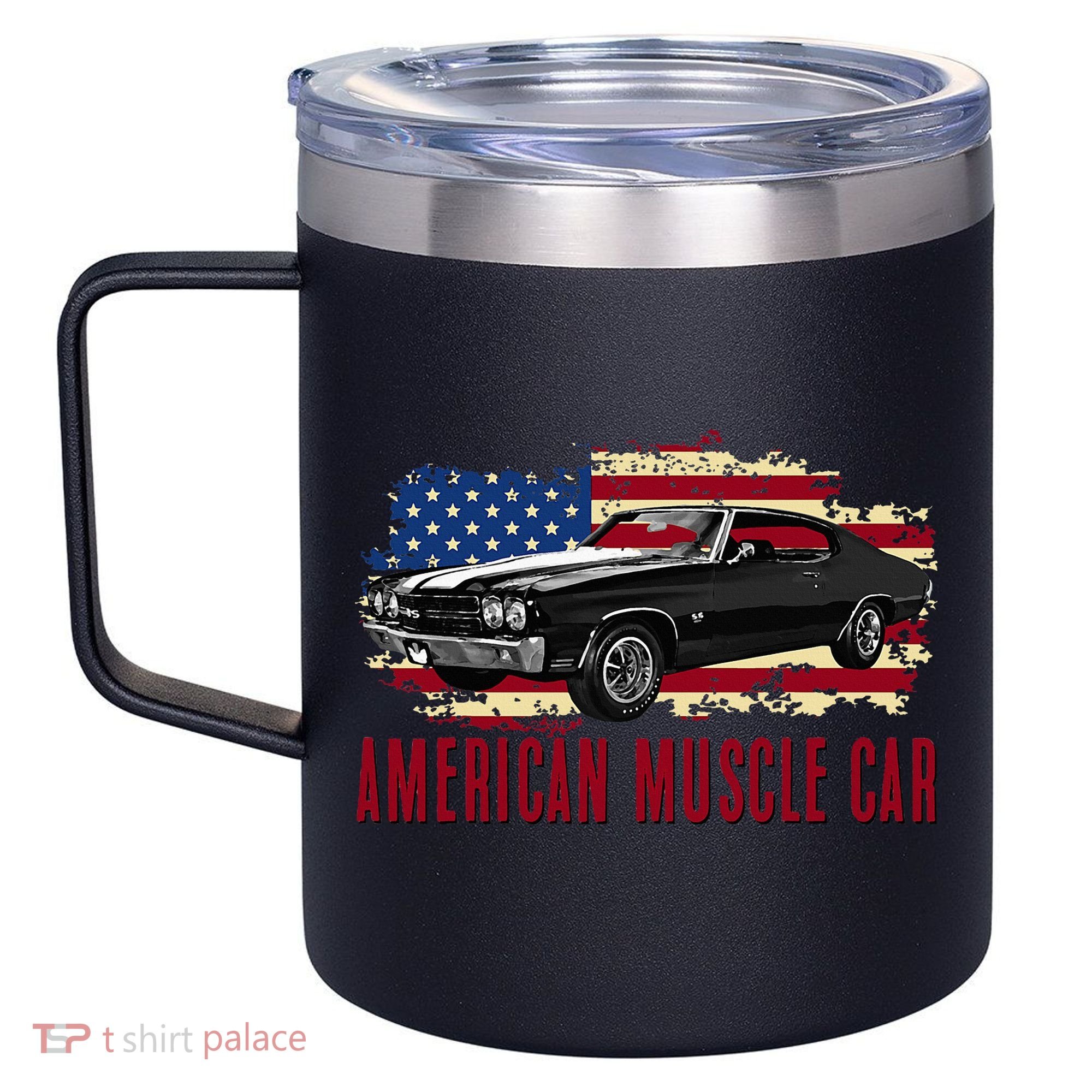 American Muscle Car 12oz Stainless Steel Coffee Mug