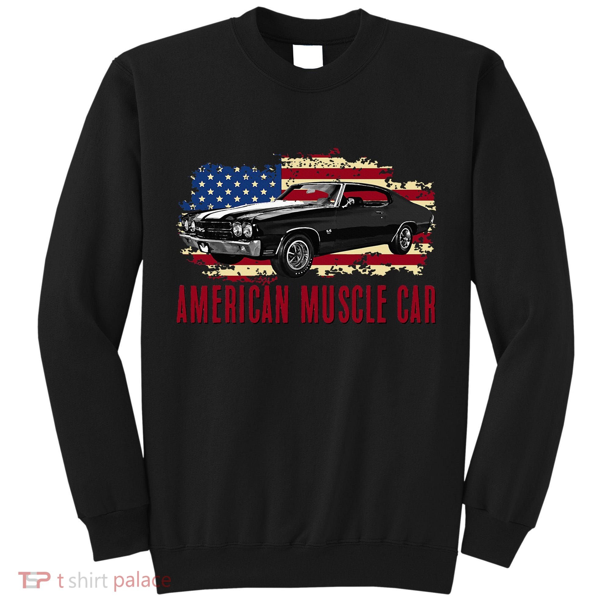 American Muscle Car Tall Sweatshirt