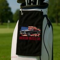 American Muscle Car Golf Towel thumb 2