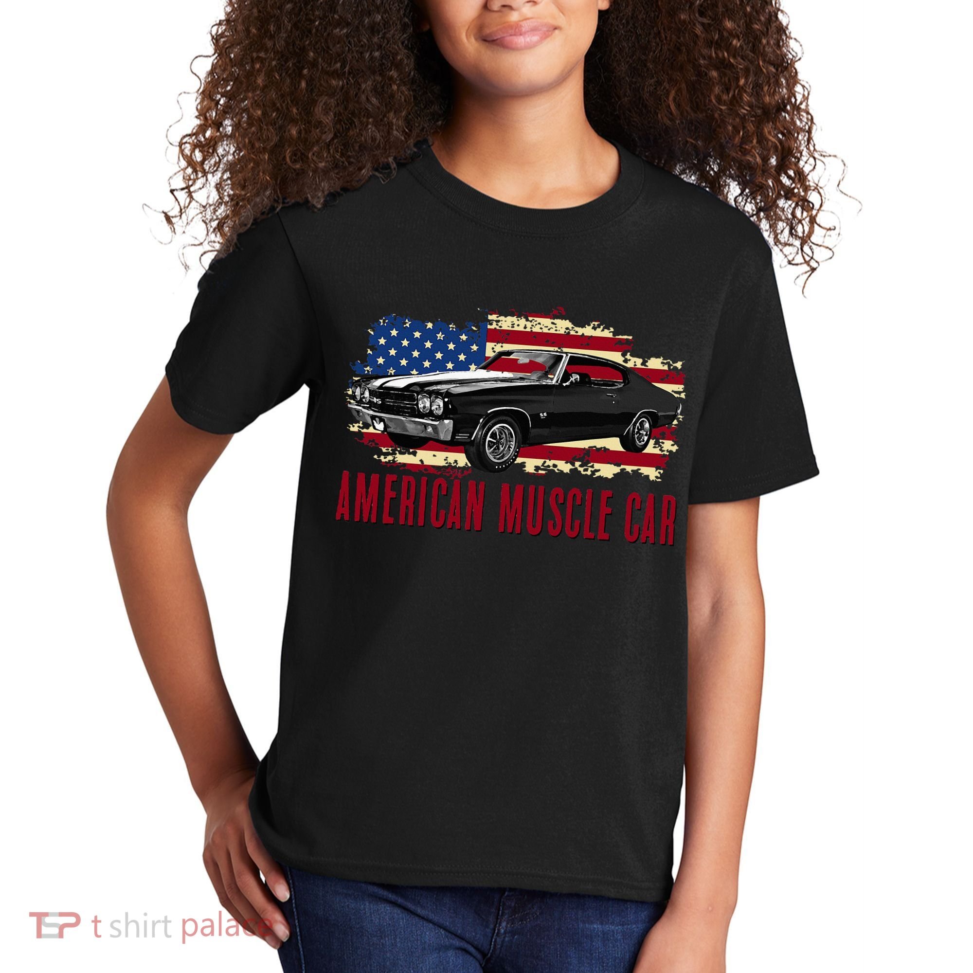 American Muscle Car Kids T-Shirt