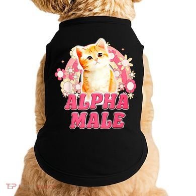 Alpha Male Cat Kitten Funny Doggie Tank