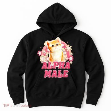 Alpha Male Cat Kitten Funny Hoodie