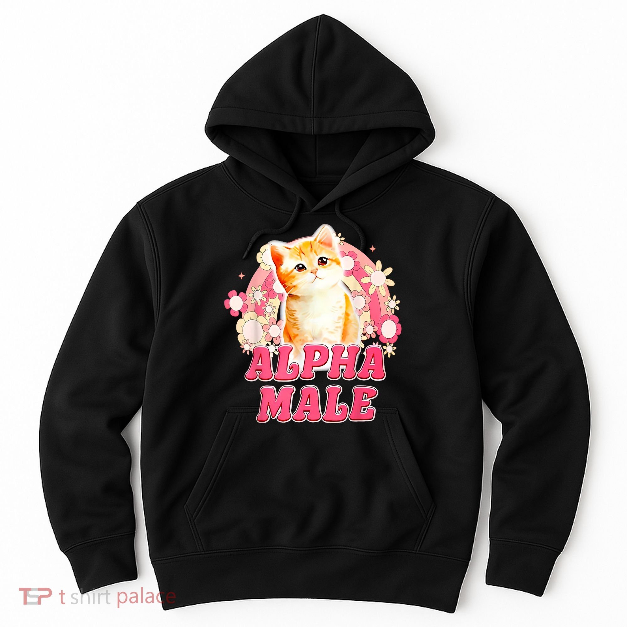 Alpha Male Cat Kitten Funny Hoodie