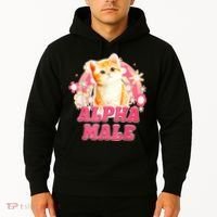 Alpha Male Cat Kitten Funny Hoodie thumb 2