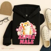 Alpha Male Cat Kitten Funny Hoodie thumb 4