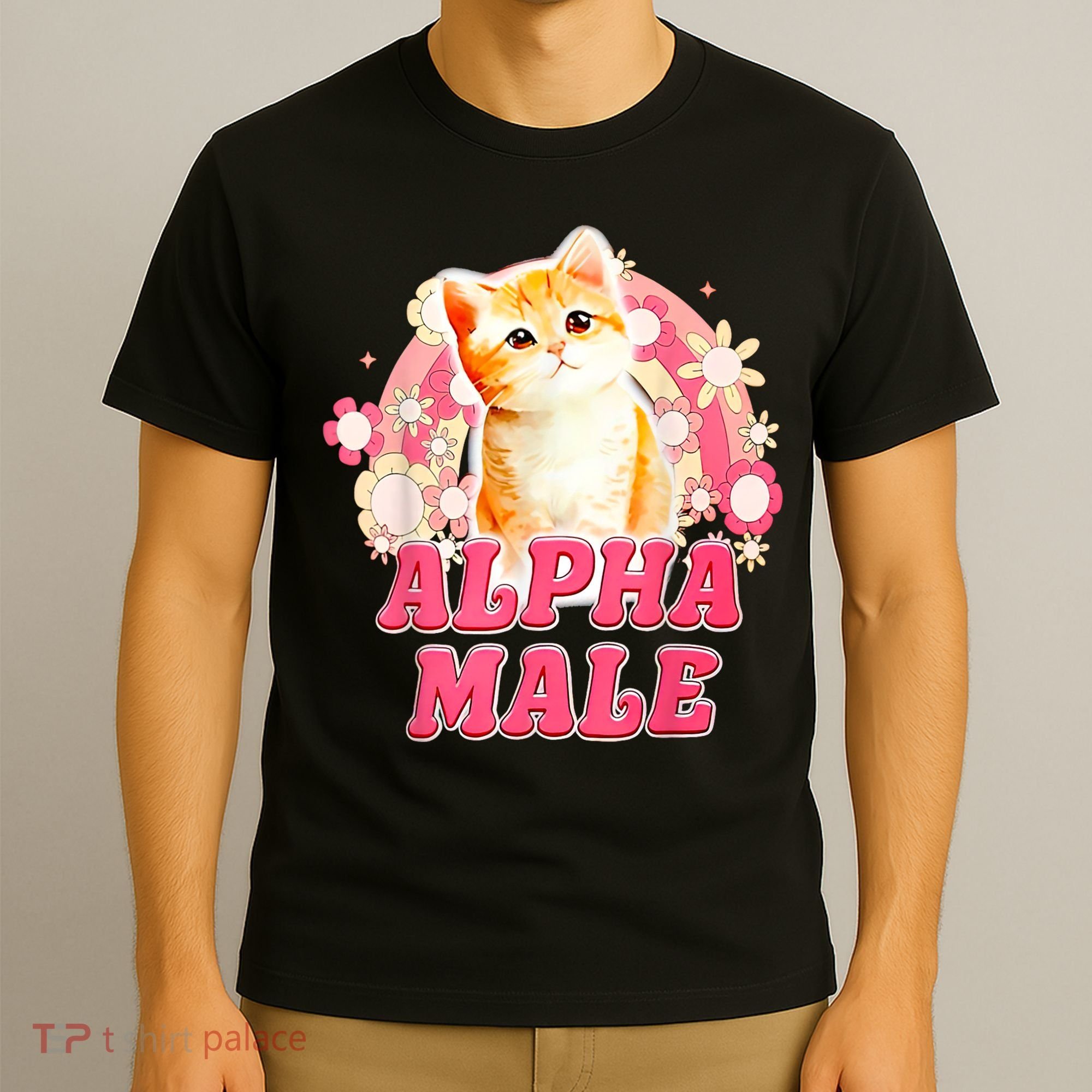 Alpha Male Cat Kitten Funny T-Shirt