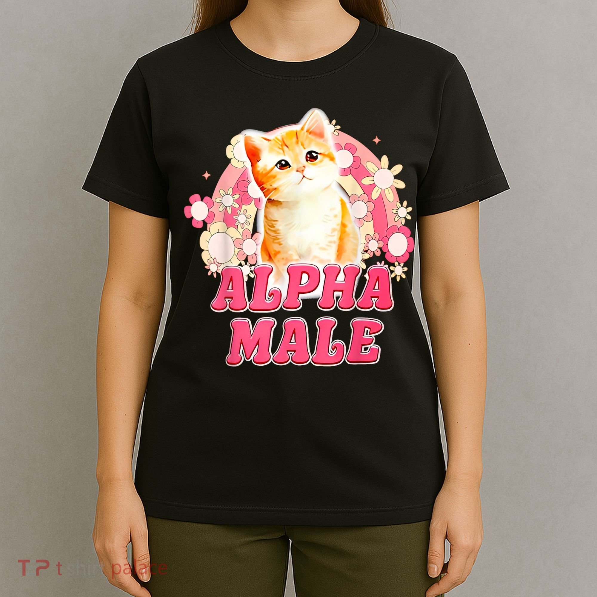 Alpha Male Cat Kitten Funny T-Shirt