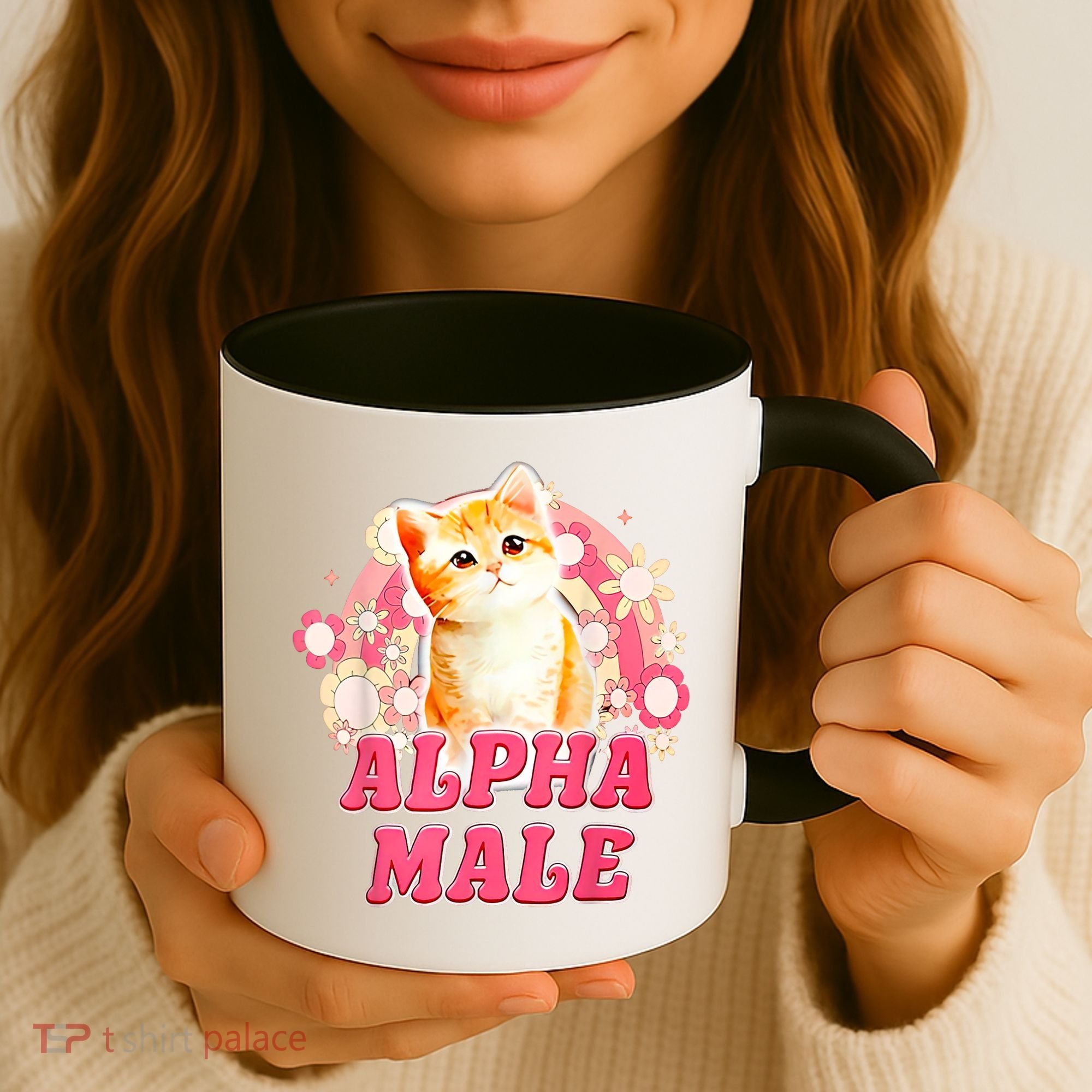 Alpha Male Cat Kitten Funny Coffee Mug