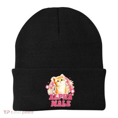Alpha Male Cat Kitten Funny Beanie