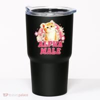 Alpha Male Cat Kitten Funny Tumbler thumb 0