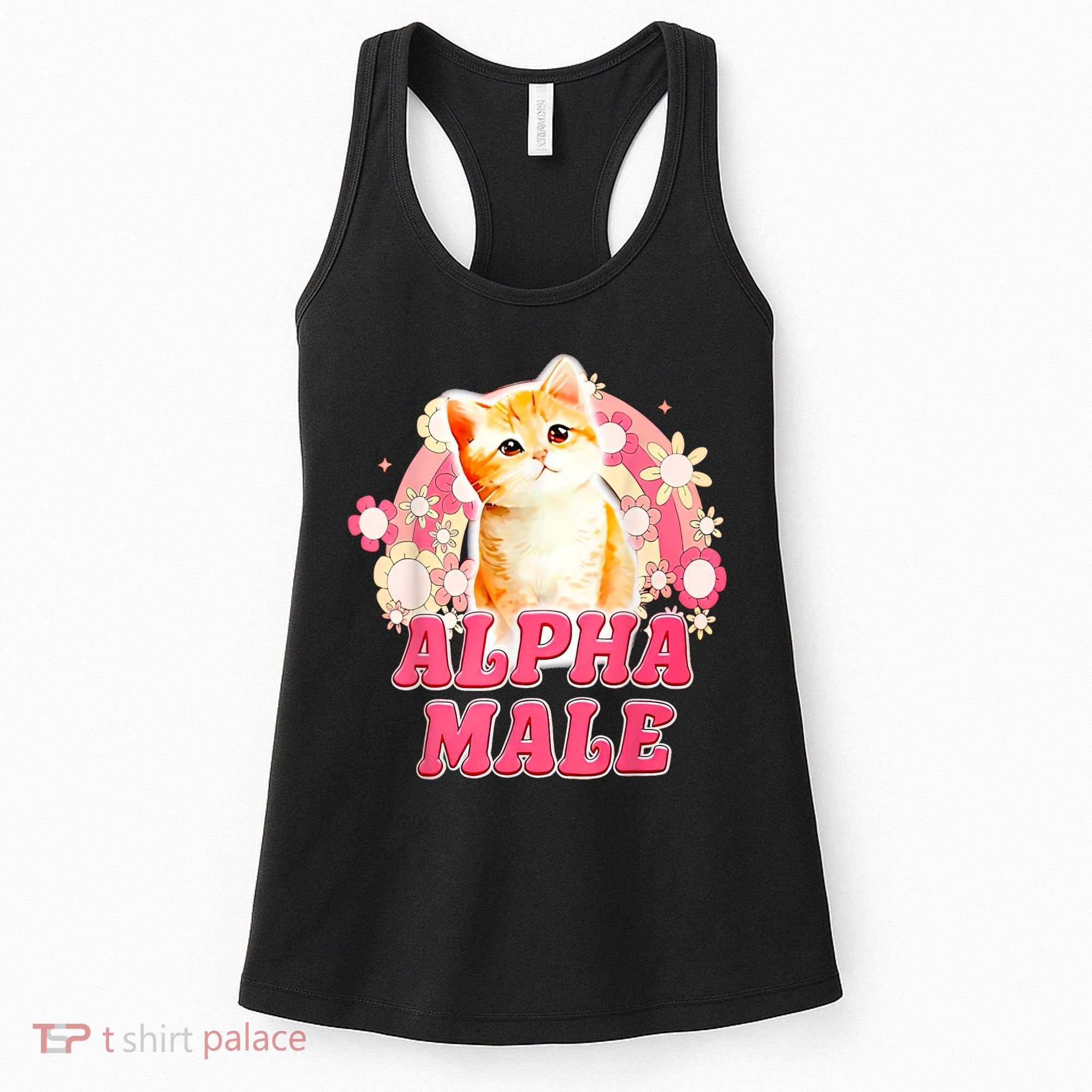 Alpha Male Cat Kitten Funny Women's Tank Top