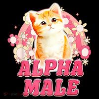 Alpha Male Cat Kitten Funny Toddler Hoodie thumb 2