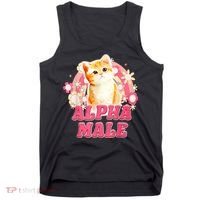 Alpha Male Cat Kitten Funny Tank Top thumb 0