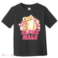Alpha Male Cat Kitten Funny Toddler T-Shirt thumb 0