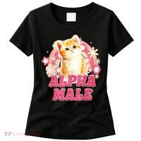 Alpha Male Cat Kitten Funny Women's T-Shirt thumb 0