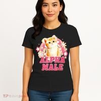 Alpha Male Cat Kitten Funny Women's T-Shirt thumb 4