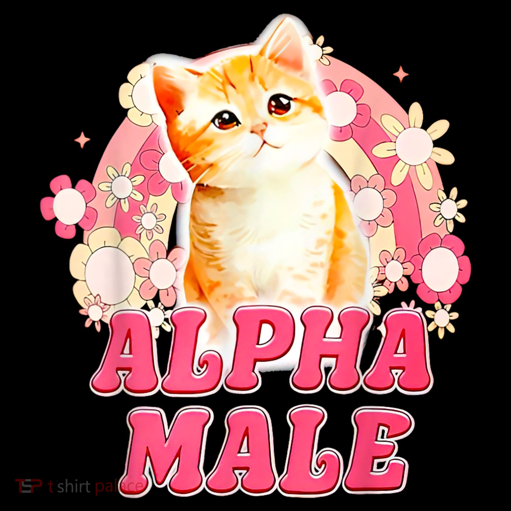 Alpha Male Cat Kitten Funny Women's T-Shirt
