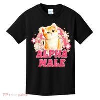 Alpha Male Cat Kitten Funny Kids T-Shirt thumb 0