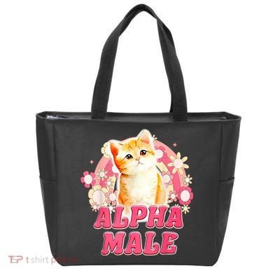 Alpha Male Cat Kitten Funny Tote Bag