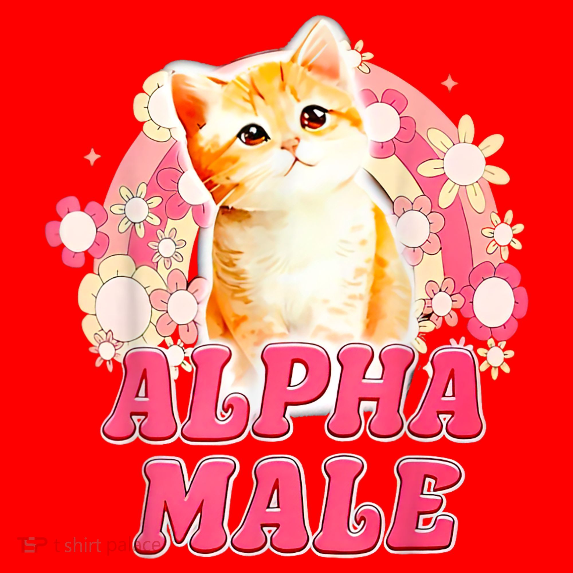Alpha Male Cat Kitten Funny Santa Hat