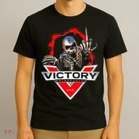 American Motor Cycles Victory Usa Skeleton T-Shirt thumb 3