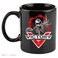 American Motor Cycles Victory Usa Skeleton 11oz C Handle Ceramic Mug thumb 2