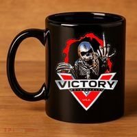 American Motor Cycles Victory Usa Skeleton 11oz C Handle Ceramic Mug thumb 4