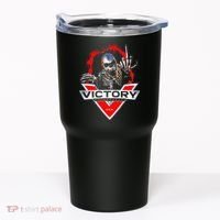 American Motor Cycles Victory Usa Skeleton Tumbler thumb 0