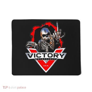 American Motor Cycles Victory Usa Skeleton Mousepad