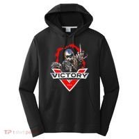 American Motor Cycles Victory Usa Skeleton Performance Fleece Hoodie thumb 0
