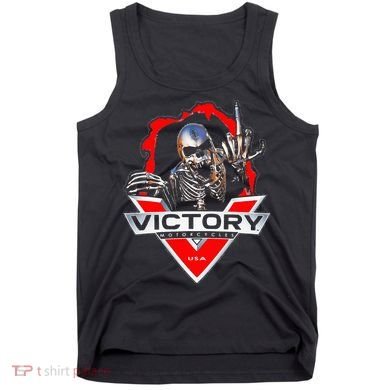 American Motor Cycles Victory Usa Skeleton Tank Top