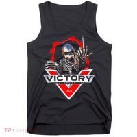 American Motor Cycles Victory Usa Skeleton Tank Top thumb 0
